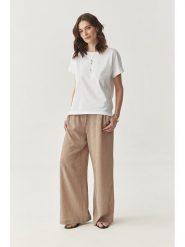 TATUUM Spodnie w kolorze beżowym rozmiar: 36. Brązowe spodnie materiałowe Tatuum, bez wzorów, z materiału. Za 180.06 zł.