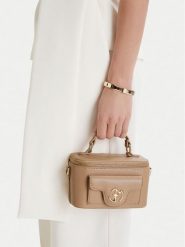 Eva Minge Torebka EO-AMY-LDA8633 Beżowy. Brązowe torebki klasyczne Eva Minge, bez wzorów, z materiału, bez dodatków. Za 199.99 zł.