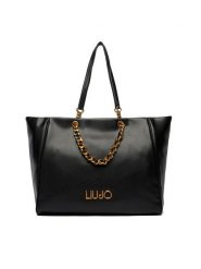 Liu Jo Torebka AA6116 E0958 Czarny. Czarne torebki klasyczne Liu Jo, bez wzorów, ze skóry, bez dodatków. Za 729.99 zł.
