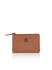 Bellicci Skórzany portfel "Camber" w kolorze jasnobrązowym - 11 x 7 x 2 cm rozmiar: onesize. Brązowe portfele Bellicci, bez wzorów, z materiału. Za 46.45 zł.