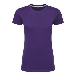 Idealna Koszulka Damska. Fioletowe bluzki SG, s, bez wzorów, sportowe, bez kołnierzyka, bez ramiączek. Za 34.99 zł.