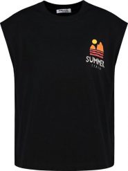 Sublevel Koszulka w kolorze czarnym rozmiar: L. Czarne bluzki Sublevel, l, bez wzorów, bez kołnierzyka, bez ramiączek. Za 43.99 zł.