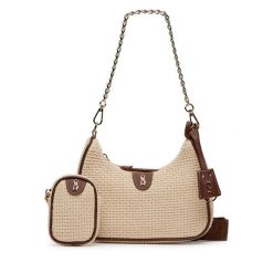 Torebka Steve Madden. Brązowe torebki klasyczne Steve Madden, bez wzorów, bez dodatków. Za 309.99 zł.