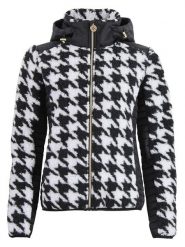 Peak Mountain Kurtka hybrydowa "Amore" w kolorze czarno-białym rozmiar: M. Białe kurtki sportowe Peak Mountain, m, bez wzorów, bez kaptura, outdoorowe. Za 183.59 zł.