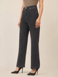 APART Dżinsy - Comfort fit - w kolorze czarnym rozmiar: 40. Czarne jeansy Apart, bez wzorów, z podwyższonym stanem. Za 238.29 zł.