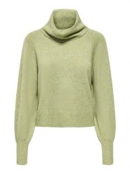 ONLY Sweter w kolorze jasnozielonym rozmiar: M. Zielone golfy Only, m, bez wzorów, bez ramiączek. Za 85.45 zł.