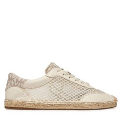 Espadryle MICHAEL Michael Kors. Brązowe espadryle MICHAEL Michael Kors, bez wzorów, bez obcasa, bez zapięcia. Za 511.99 zł.