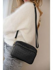 Anna Morellini Skórzana torebka "Colomba" w kolorze czarnym - 22 x 15 x 10 cm rozmiar: onesize. Czarne torby na ramię Anna Morellini, bez wzorów, z materiału, na ramię, pikowane, bez dodatków. Za 217.99 zł.