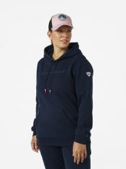 ROSSIGNOL Bluza "Logo" w kolorze granatowym rozmiar: S. Niebieskie bluzy Rossignol, s, bez wzorów, z kapturem. Za 148.61 zł.