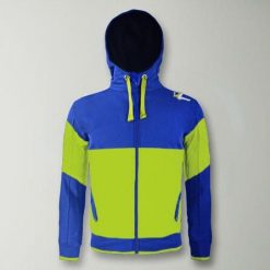 Bluza z kapturem slim z bawełny Playmaker. Niebieskie bluzy ELPLAYER, bez wzorów, z bawełny, z kapturem. W wyprzedaży za 112.50 zł.