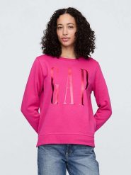 GAP Bluza w kolorze różowym rozmiar: XXL. Różowe bluzy sportowe GAP, xxl, bez wzorów, bez kaptura. Za 110.29 zł.