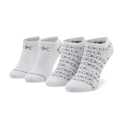 Stopki Calvin Klein. Białe skarpety Calvin Klein, bez wzorów. Za 49.99 zł.
