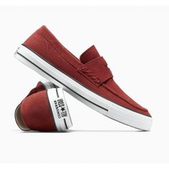 Adidasy Converse Chuck Taylor All Star Loafer, Dla obu płci. Czerwone obuwie sportowe Converse, z zamszu, bez zapięcia. Za 590.00 zł.