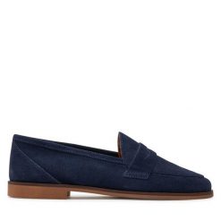 Lordsy Filipe. Niebieskie lordsy Filipe, bez wzorów, bez obcasa, bez zapięcia. Za 189.99 zł.