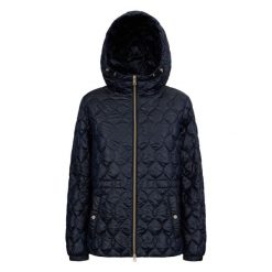Damska kurtka parka Geox Myluse. Niebieskie kurtki Converse, s, bez wzorów, z puchu, bez kaptura. Za 553.00 zł.