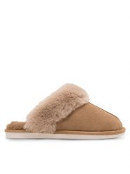 Home & Relax Kapcie C-AW-17 Brązowy. Brązowe obuwie domowe Home & Relax, bez wzorów, z materiału, bez zapięcia. Za 69.99 zł.