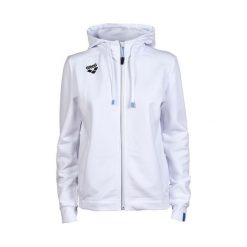 Bluza damska Arena Team Hooded Jacket Panel z kapturem. Białe bluzy Arena, xl, bez wzorów, z bawełny, z kapturem. Za 299.00 zł.