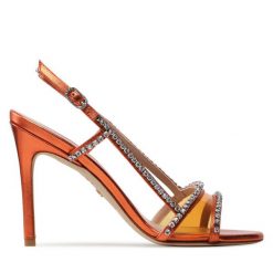 Sandały Stuart Weitzman. Brązowe sandały Stuart Weitzman, bez wzorów, bez obcasa, na szpilce, bez zapięcia. Za 2,479.00 zł.