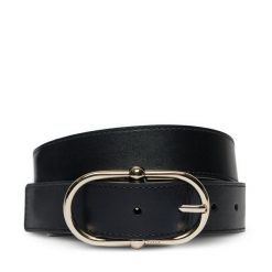 Pasek Damski Furla. Czarne paski Furla, bez wzorów. Za 479.99 zł.