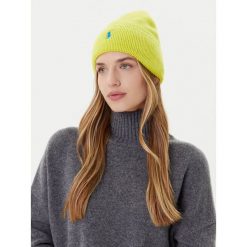 Czapka Polo Ralph Lauren. Żółte czapki Polo Ralph Lauren, bez wzorów. Za 449.99 zł.