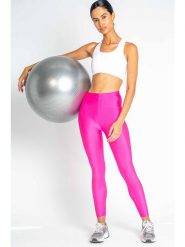 Onamaste Legginsy sportowe w kolorze różowym rozmiar: S/M. Różowe legginsy Onamaste, m, bez wzorów. Za 64.95 zł.