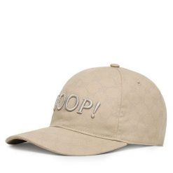 Czapka z daszkiem JOOP!. Brązowe czapki Joop!, bez wzorów. Za 279.99 zł.