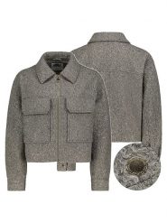 Sublevel Kurtka koszulowa w kolorze szarym rozmiar: L. Szare kurtki Sublevel, l, bez wzorów, bez kaptura. Za 130.99 zł.