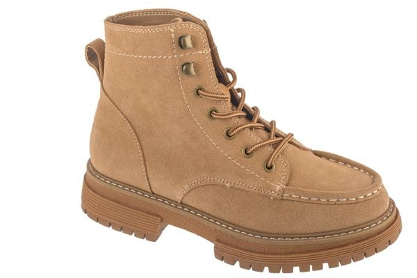 Trapery damskie, Bradie Lace Up Boots. Brązowe trapery i śniegowce Roxy, z materiału, przed kolano. Za 349.99 zł.