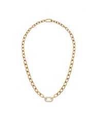 Daniel Wellington Naszyjnik Crystal Link DW00400589 Złoty. Żółte naszyjniki Daniel Wellington, metalowe. Za 479.99 zł.