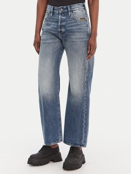 G-Star Raw Jeansy Bowey D25372-E352 Niebieski Loose Fit. Niebieskie jeansy G-Star, bez wzorów. Za 340.99 zł.