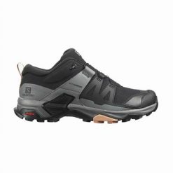 Obuwie Sportowe Damskie Salomon X Ultra 4. Czarne trekkingi Salomon, z materiału, trekkingowe. Za 714.00 zł.