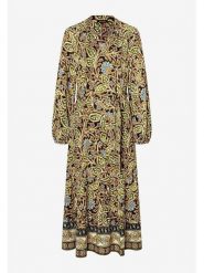 More & More Sukienka w kolorze żółto-czarnym rozmiar: 36. Czarne sukienki More & More, na co dzień, s, bez wzorów, z tkaniny, klasyczne, bez kołnierzyka, bez ramiączek, maxi, proste. Za 144.58 zł.