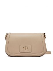 Armani Exchange Torebka XW002596 AF22649 U6223 Beżowy. Brązowe listonoszki Armani Exchange, bez wzorów, ze skóry, bez dodatków. Za 599.99 zł.