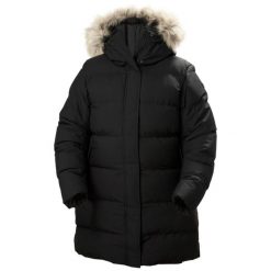 Parka damska Helly Hansen blossom puffy. Czarne parki Helly Hansen, na zimę, xs, z syntetyku, sportowe, bez kaptura. W wyprzedaży za 932.95 zł.
