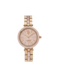 U.S. Polo Assn. Zegarek USP8359PK Złoty. Żółte, analogowe zegarki U.S. Polo Assn., metalowe. Za 349.99 zł.