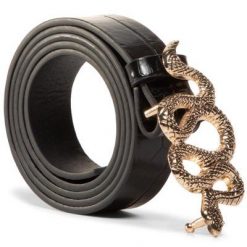 ACCCESSORIES 1W2-036-AW20 Czarny. Czarne paski ACCCESSORIES, bez wzorów, ze skóry ekologicznej. Za 29.99 zł.