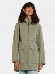 Didriksons Parka softshellowa "Fredrika" w kolorze khaki rozmiar: 38. Brązowe parki Didriksons, bez kaptura. Za 440.28 zł.