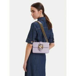 Torebka Just Cavalli. Fioletowe torebki klasyczne Just Cavalli, bez wzorów, bez dodatków. Za 782.99 zł.