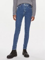 Calvin Klein Jeans Jeansy J20J221585 Niebieski Skinny Fit. Niebieskie jeansy Calvin Klein Jeans, bez wzorów. Za 239.99 zł.