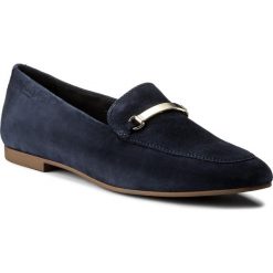 Lordsy VAGABOND - Eliza 4518-340-64 Dk Blue. Niebieskie lordsy Vagabond, bez wzorów, ze skóry, bez obcasa, na obcasie, bez zapięcia. W wyprzedaży za 249.00 zł.