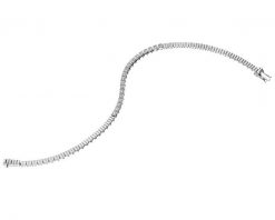 Bransoletka z białego złota z brylantami - 18 cm - 0,32 ct - próba 585. Białe bransoletki Apart, z brylantem, złote. Za 10,590.00 zł.