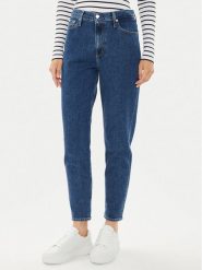 Calvin Klein Jeans Jeansy J20J223660 Niebieski Mom Fit. Niebieskie jeansy Calvin Klein Jeans, bez wzorów. Za 289.99 zł.