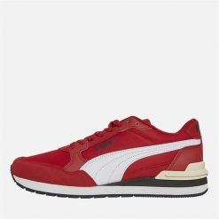 Buty sportowe Puma ST Runner v4 NL Dark Crimson-White- (39906912). Czerwone obuwie sportowe Puma, bez zapięcia. Za 249.00 zł.