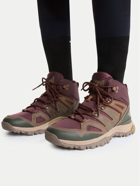 The North Face Trekkingi Hedgehog Mid Gtx NF0A8AACDUR1 Fioletowy. Fioletowe trekkingi The North Face, z materiału, trekkingowe. Za 699.99 zł.