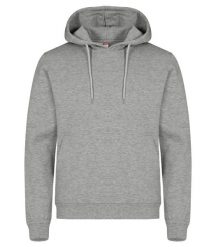 Clique Bluza z kapturem Miami z bawełny i poliestru z recyklingu – Grey Mélange. Szare bluzy CLIQUE, m, bez wzorów, z bawełny, z kapturem. Za 172.75 zł.