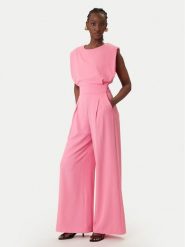 Rinascimento Kombinezon CFC0127546003 Różowy Regular Fit. Czerwone sukienki Rinascimento, l, bez wzorów, z syntetyku, bez kołnierzyka, bez ramiączek. Za 699.99 zł.