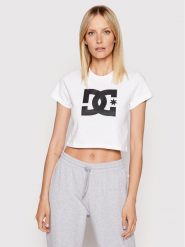 DC T-Shirt Star ADJZT03035 Biały Regular Fit. Białe t-shirty DC, l, bez wzorów, z bawełny, bez kołnierzyka, bez ramiączek. Za 69.99 zł.