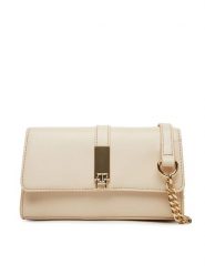Tommy Hilfiger Torebka Th Heritage Mini Crossover Chain AW0AW17222 Beżowy. Brązowe torebki klasyczne TOMMY HILFIGER, bez wzorów, ze skóry, bez dodatków. Za 319.99 zł.
