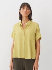 Someday. Koszula w kolorze żółtym rozmiar: 40. Żółte koszule someday., bez wzorów, z wiskozy, bez kołnierzyka, bez ramiączek. Za 165.99 zł.
