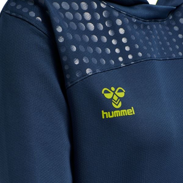 Damska bluza z kapturem Hummel hmlLEAD poly. Niebieskie bluzy sportowe Hummel, l, bez wzorów, z kapturem. W wyprzedaży za 218.65 zł.